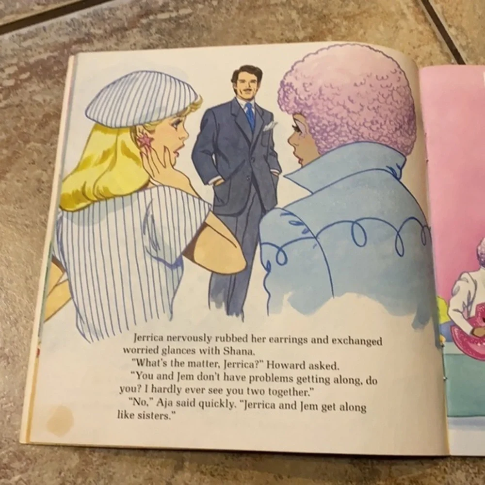 Vintage 1986 Jem and the Holograms Secret Star Golden Book Paperback